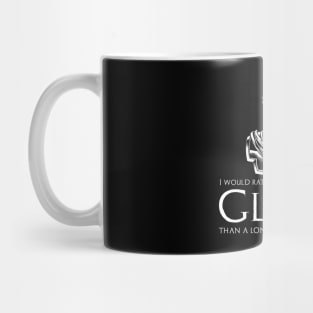 Motivational Alexander The Great Quote On Glory - Macedonian History Mug